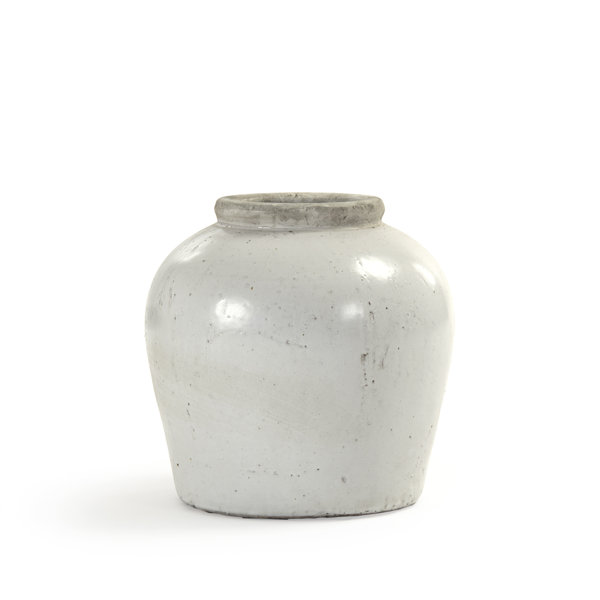 White Ceramic Table Vase